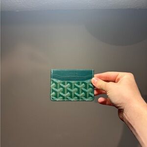 Goyard Emerald Card Holder